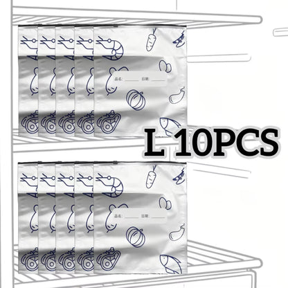 Upgrade Your Kitchen with 10/60Pcs Aluminum Foil Storage Bags - Reusable, Odor-Proof Food Organizers for Ultimate Freshness!