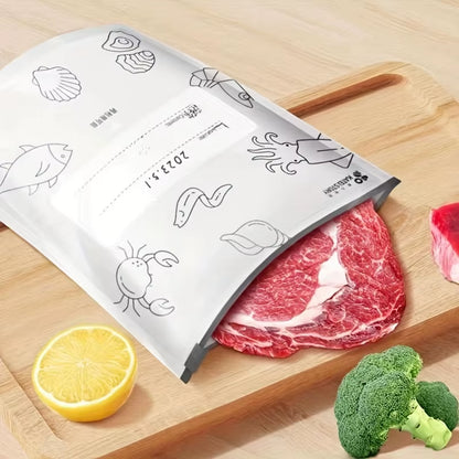 Upgrade Your Kitchen with 10/60Pcs Aluminum Foil Storage Bags - Reusable, Odor-Proof Food Organizers for Ultimate Freshness!