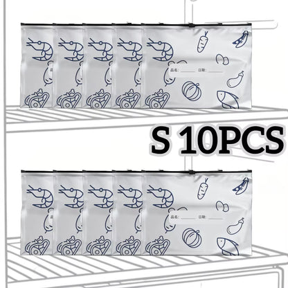 Upgrade Your Kitchen with 10/60Pcs Aluminum Foil Storage Bags - Reusable, Odor-Proof Food Organizers for Ultimate Freshness!